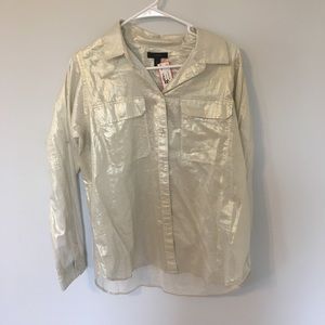 Shiny Jcrew top!